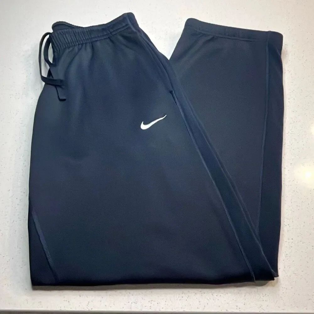 Nike Therma-FIT Men’s Sweatpants Black Training Athletic Pants Large 33 inseam 4